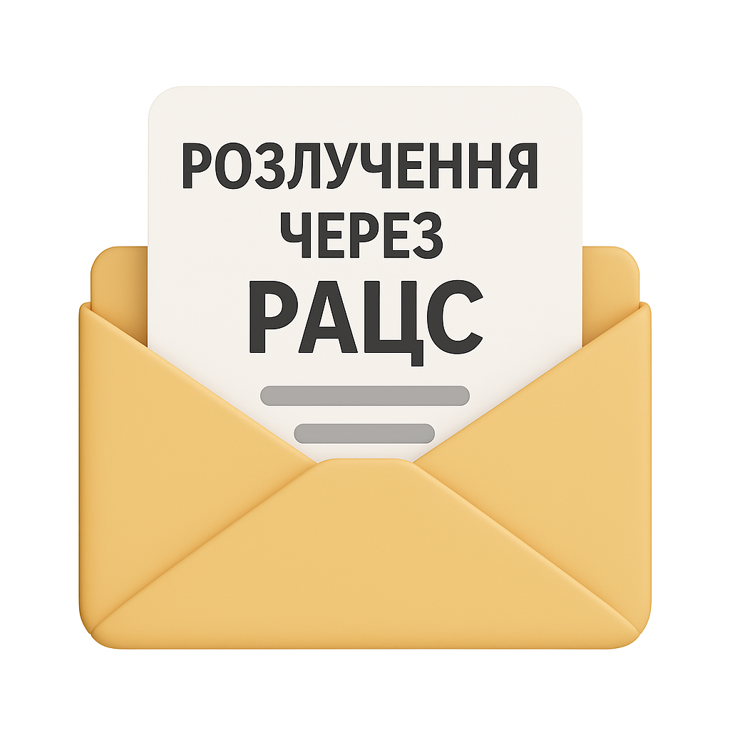 Розлучення через РАЦС