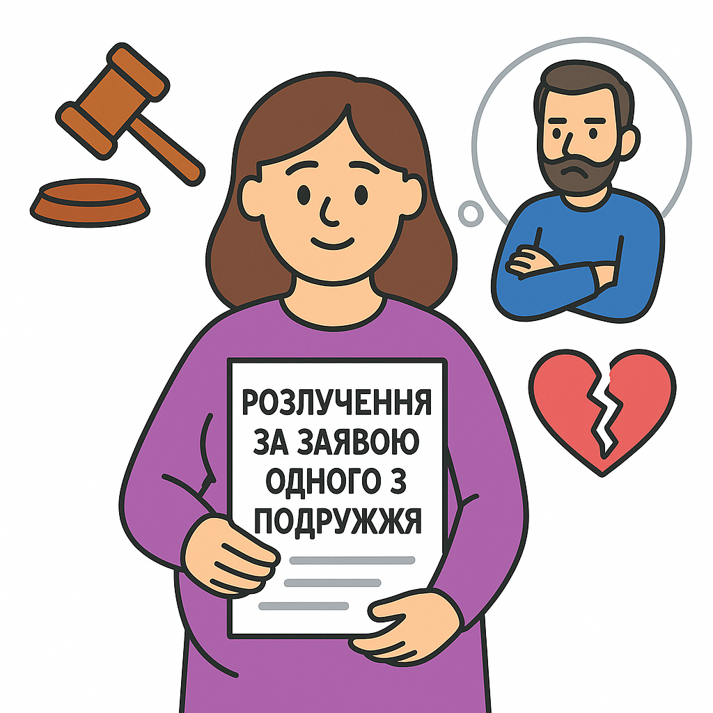 Розлучення за заявою одного з подружжя