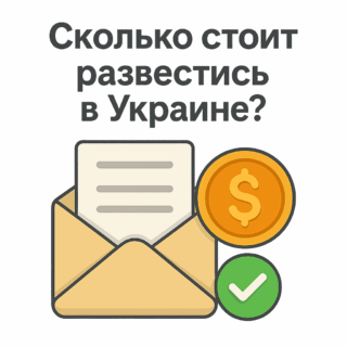 Сколько стоит развестись в Украине