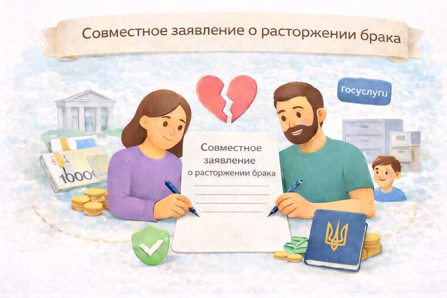 Совместное заявление о расторжении брака