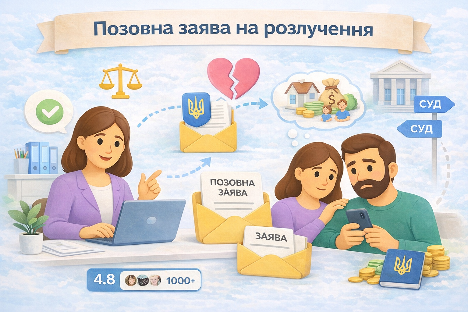 Позовна заява на розлучення