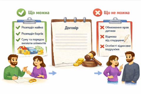 Що можна і що не можна прописати у шлюбному договорі