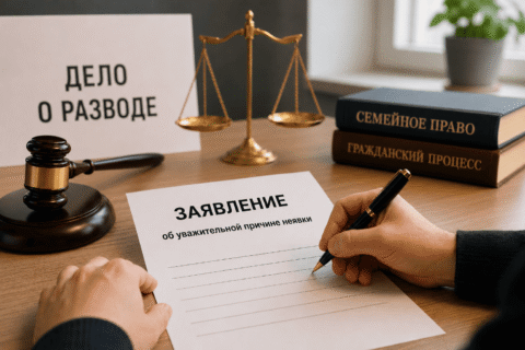 Развод, если ответчик сообщил об уважительной причине неявки в суд