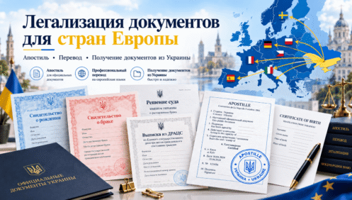 Как легализовать документы для Европы?